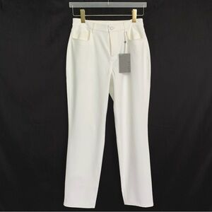 G/FORE Shadow Stretch 5-Pocket Trouser Pants — Chalk White — sz. 4 NWT
